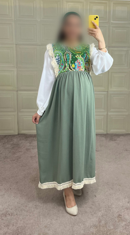 پیراهن بارداری شیردهی عسل